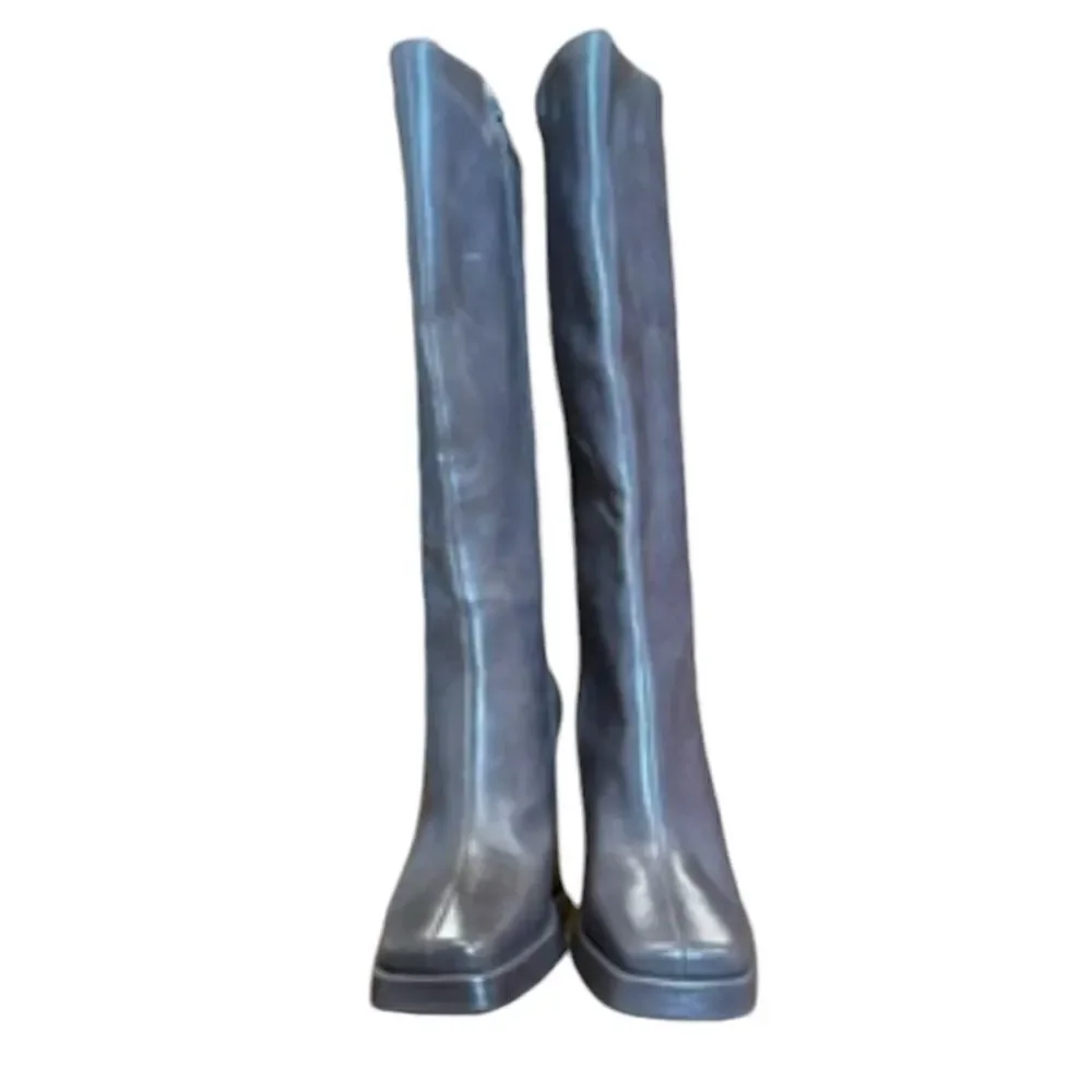 Revolve Jeffrey Campbell Maximal-2 Gray Knee High Boots